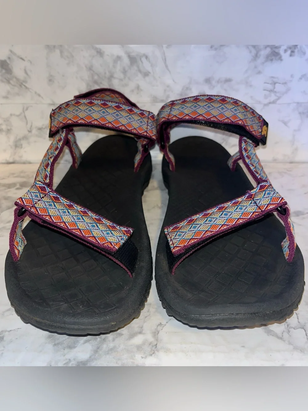 Camel Crown Mens Purple Strappy Sport Hiking Water Sandals Size 11